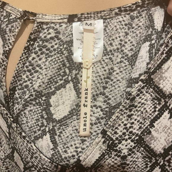 Uncle Frank: Cropped Jumpsuit, Snakeskin, size Medium - Picture 4 of 10